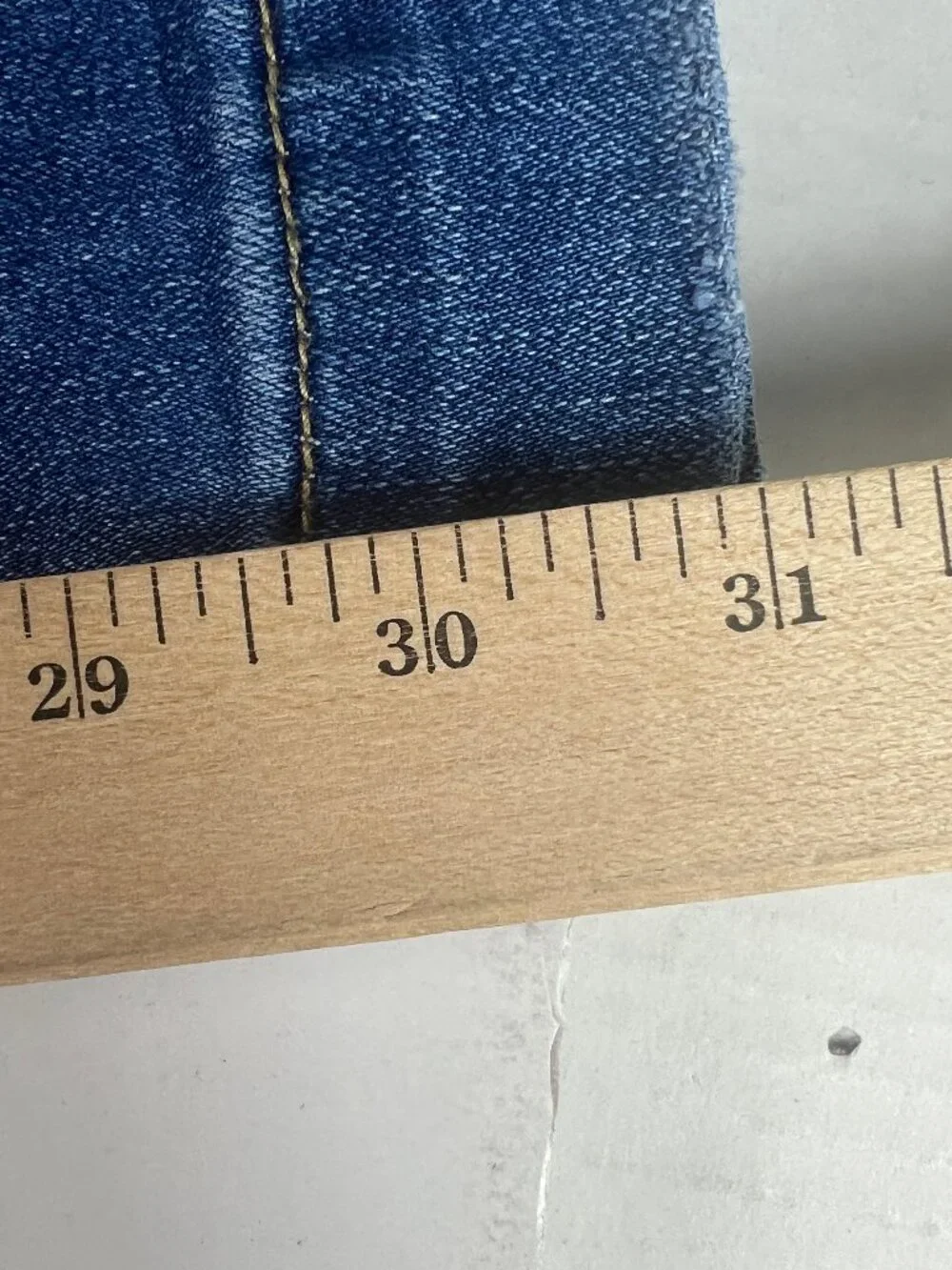 KanCan Jeans Junior's 31x31* Celine High Rise Wide Leg Blue Stretch Denim Tag 13